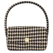 Anine Bing Black and Tan Nico Bag  in Houndstooth