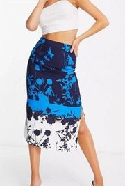 Ted Baker Selaah Bluebell Side Slit Skirt