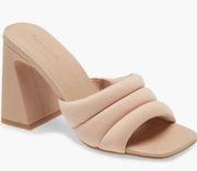 Open Edit Sheena Nude Sandals New!