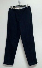 Tommy Hilfiger Pants Vtg 2000's Womens Classic Fit Size 12 Navy Blue Cotton