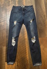 Distressed Skinny Jeans