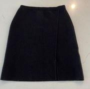 Armani Exchange Black Wool Pencil Skirt Size Women's XS