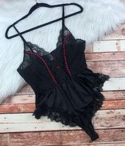 Vintage 1980’s bodysuit lingerie one piece lace