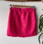 Swoon Hot Pink Mini Party Skirt