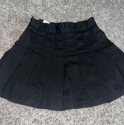 Black Pleated Skirt