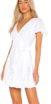 Revolve  White Eyelet Dress