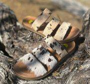 Cowhide Sandals