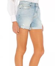 🔥 Le Beau Short Denim Shorts Women’s 27 Light Wash