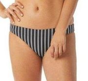 Raisins Del Mar Vertical Stripe Black & White Swim Bottom Size XL X-Large NWT