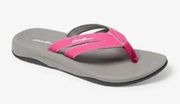 Eddie Bauer Break Point Flip Flops Pink Sandals 7 Nwt