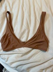brown bikini top