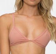 Tavik Pink Triangle Bikini Top