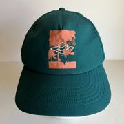 Billabong Teal Green Pink Coastal Palm Lightweight Fast Drying Water Beach Hat