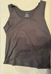 Worthington Womens Ultra Smoothing Crewneck Tank Grey 2xl