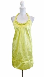 Women’s XS Christiane Celle Calypso Braided Neckine Keyhole Dress