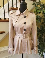 XXI Women's Tan Trench Coat Size S