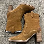 NEW Splendid Raquel Toffee Boots Leather Suede size 8.5