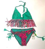 Raisins Fringe sweet pea 2 piece swimsuit