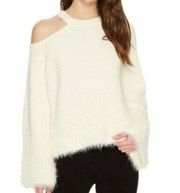 1. State REVOLVE Dramatic Pause Cold Shoulder Oversized Eyelash Sweater Top