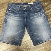 AG The Nikki Shorts Distressed Relaxed Skinny Bermuda Size 26R