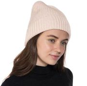 Style & Co Women's Solid Shine Cuff Beanie in Blush NWT MSRP $20