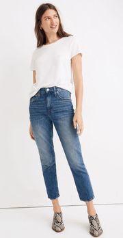 High-Rise Slim Crop Boyjean