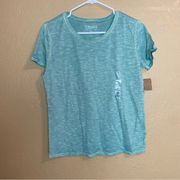 NWT Mudd Teal Weekend Tee Juniors Size Large