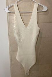 Abercrombie and Fitch Cream Bodysuit