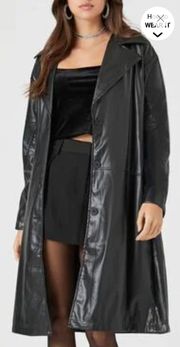 Forever21 Leather Coat