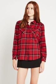 BCBGeneration Red‎ Tartan Plaid Shirt