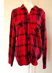 C&C California Plaid Buttondown Shirt Size M (cotton transition spring cozy)