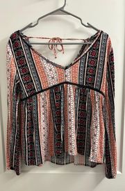 Abercrombie Printed Blouse