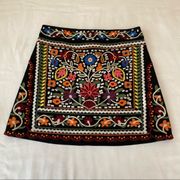 Emory Park Embroidered Mini Skirt