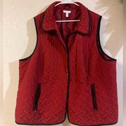 Charter Club Red Vest