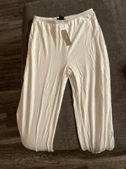 White Lounge Pants