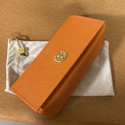 Tory Burch sunglasses case with cleaning cloth cover