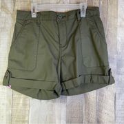 Social Standard by Sanctuary Size Small Hero Utility Short Poplin Roll T…