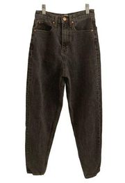 We Wore What Danielle Bernstein Highest Rise Mom Jean - Dark Gray Size 24