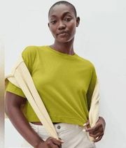 Everlane The Organic Cotton T-Shirt Key Lime Size S NWT