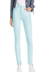 7 For All Mankind Aqua Straight Leg Size 26 Jeans