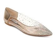 COLLECTION Gabi Embellished Pointed Toe Flat Size 9