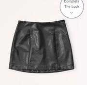 Leather Skort