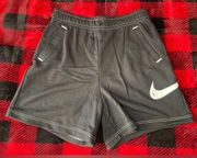 Nike Women’s Swoosh Shorts - Medium Black