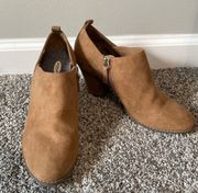 Dr.Scholl’s Women’s Cuba Brown Ankle Booties Size 8