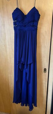 Blue High Low/Prom Dress