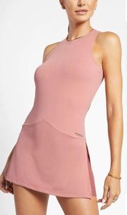 KORAL Pivot Crepe Mini Tennis Dress, Dusty Rose, Size XL