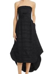 C/MEO Collective Solitude Strapless Gown In Black