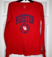 New Houston Cougars NCAA LS T-Shirt Size Medium