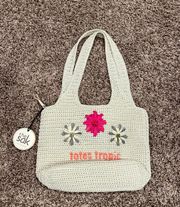 Crochet Totes Tropic Tote Bag - Cream