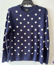 Halogen 100% Cashmere Crewneck Sweater Size Small Blue